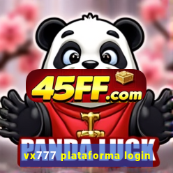 vx777 plataforma login